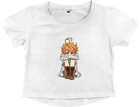 Women's Cropped Premium T-Shirt - Emma - The Promised Neverland - Mfest