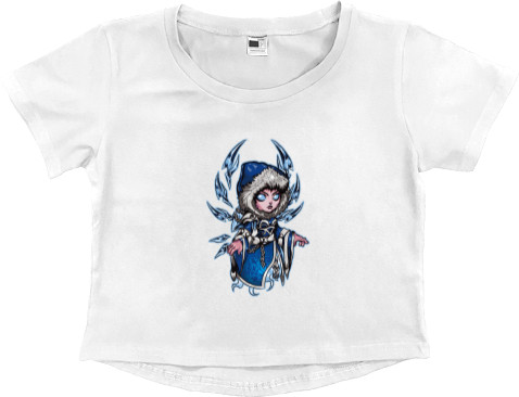 Women's Cropped Premium T-Shirt - Kira - Chronicles of Chaos - Hero Wars - Mfest