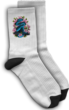 Socks - Snake and Lilies - Mfest