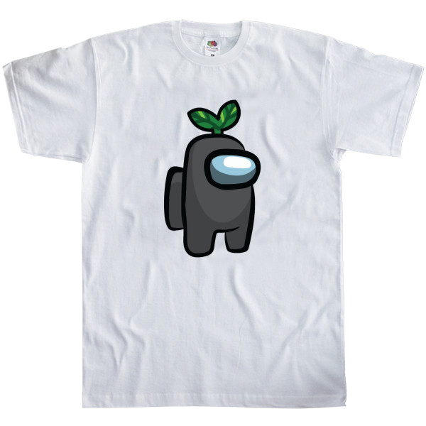 Kids' T-Shirt Fruit of the loom - Among Us - Black Plant - Mfest