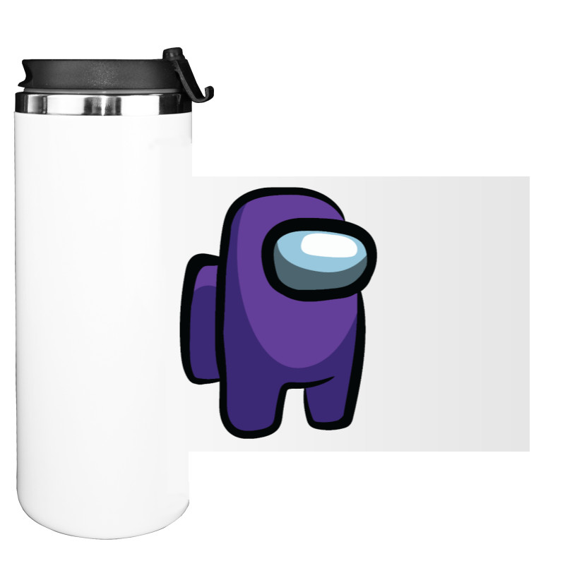 Water Bottle on Tumbler - Among Us - Purple - Mfest