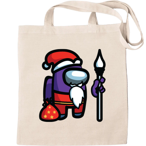 Tote Bag - Among Us - Purple Santa - Mfest