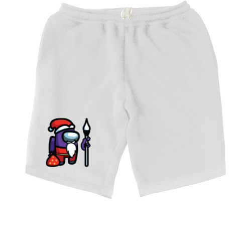 Kids' Shorts - Among Us - Purple Santa - Mfest