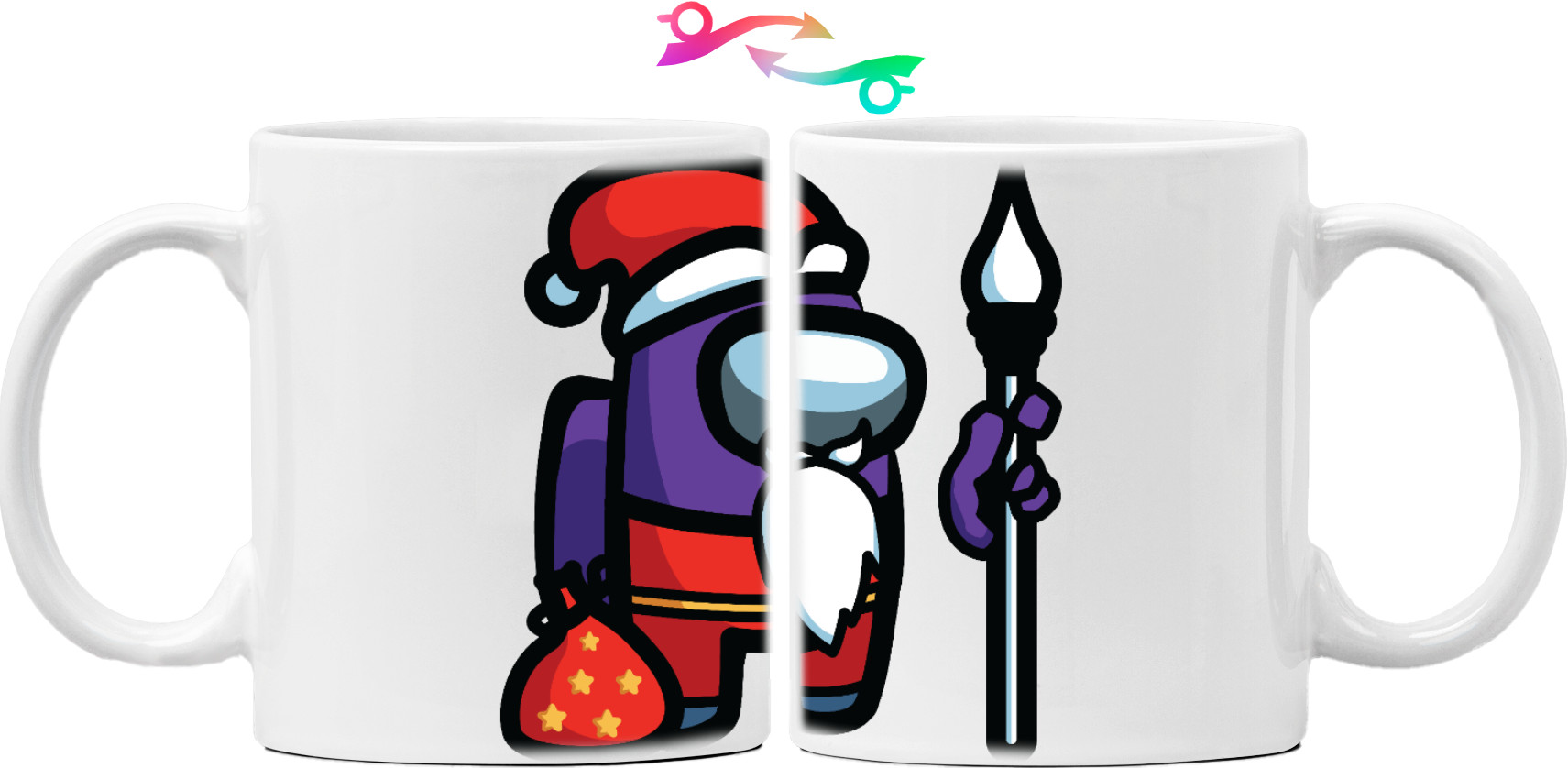 Mug - Among Us - Purple Santa - Mfest