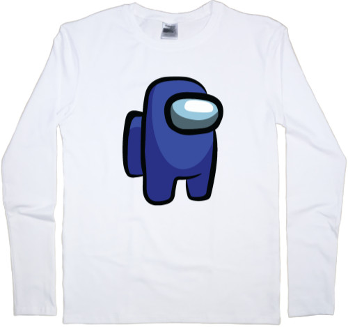 Kids' Longsleeve Shirt - Among Us - Blue - Mfest