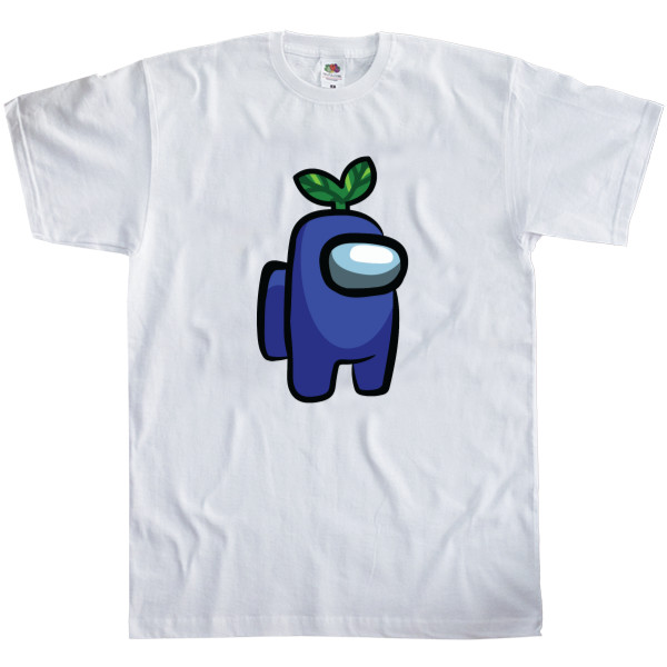 Kids' T-Shirt Fruit of the loom - Among Us - Blue Plant - Mfest