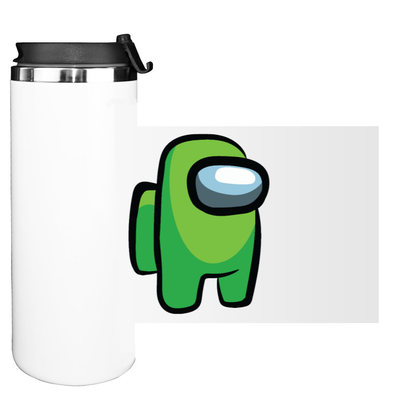 Water Bottle on Tumbler - Among Us - light green - Mfest