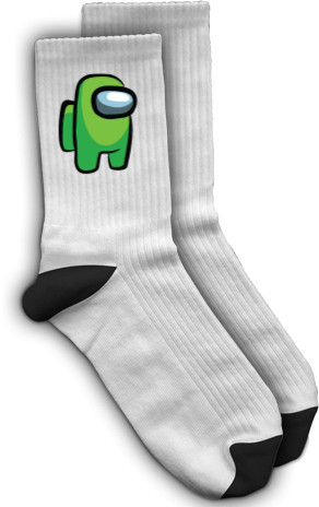 Socks - Among Us - light green - Mfest