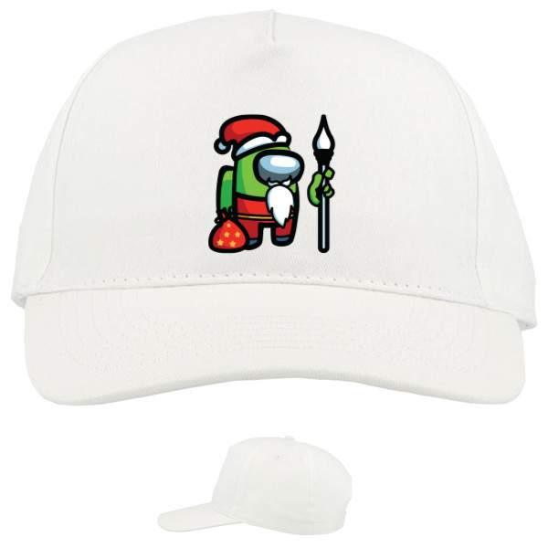 Baseball Caps - 5 panel - Among Us - Green Santa - Mfest