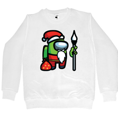 Kids' Premium Sweatshirt - Among Us - Green Santa - Mfest