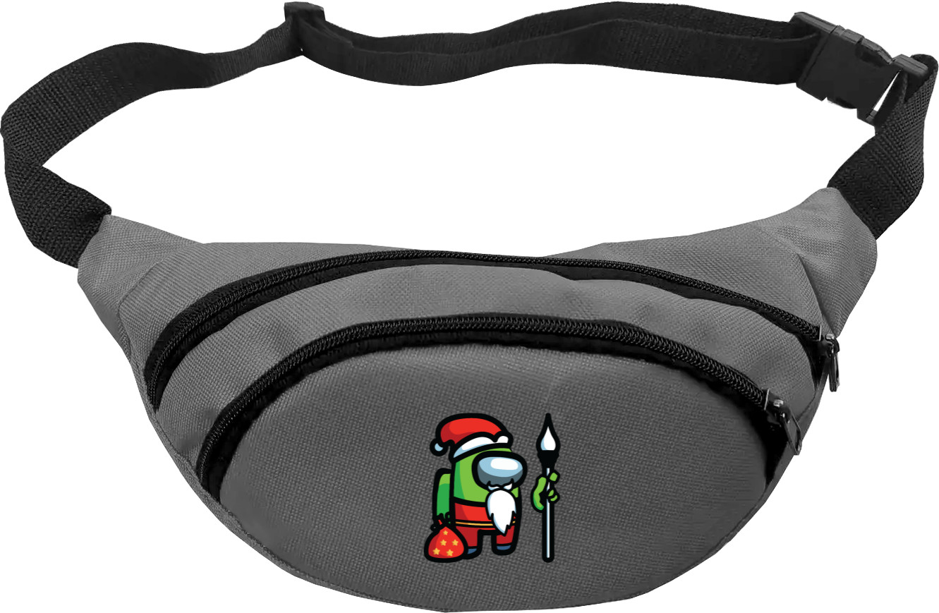 Fanny Pack - Among Us - Green Santa - Mfest