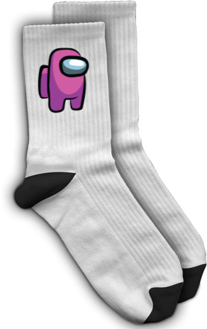 Socks - Among Us - Pink - Mfest