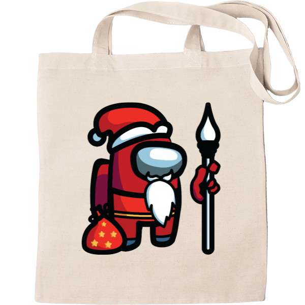 Tote Bag - Among Us - Red Santa - Mfest