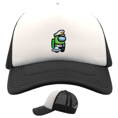 Kids' Trucker Cap - Among Us - Captain Green - Mfest