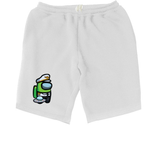 Men's Shorts - Among Us - Captain Green - Mfest