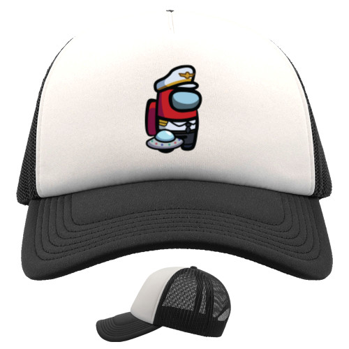 Trucker Cap - Among Us - Captain Red - Mfest