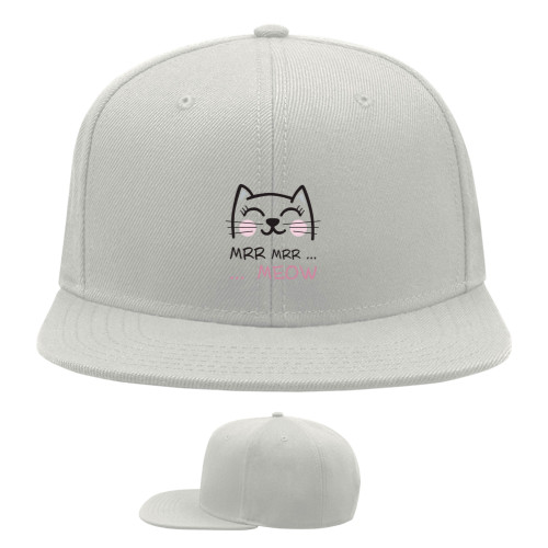 Snapback Baseball Cap - Mrr... Mrr... Meow - Mfest