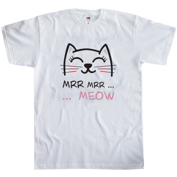 Kids' T-Shirt Fruit of the loom - Mrr... Mrr... Meow - Mfest