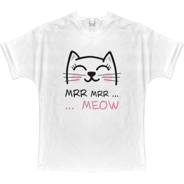 T-shirt Oversize - Mrr... Mrr... Meow - Mfest