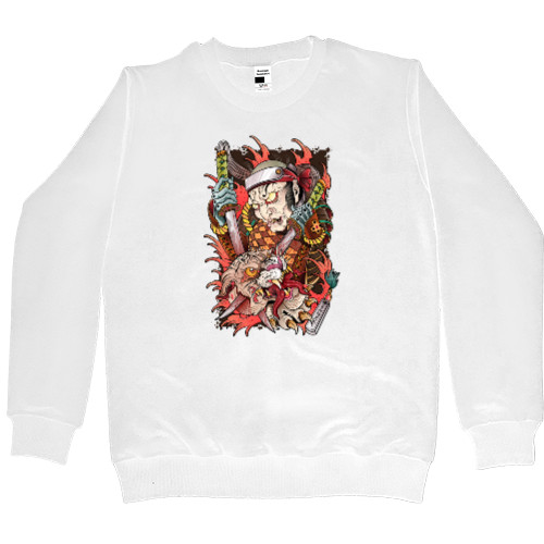 Men’s Premium Sweatshirt - японский воин самурай - Mfest