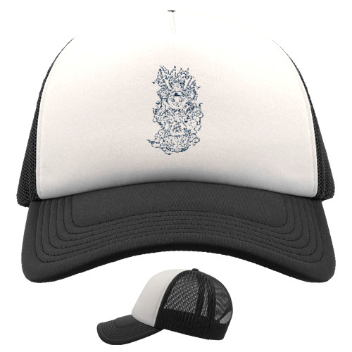 Trucker Cap - самурай кот - Mfest