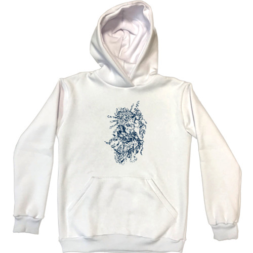 Unisex Hoodie - женщина самурай - Mfest