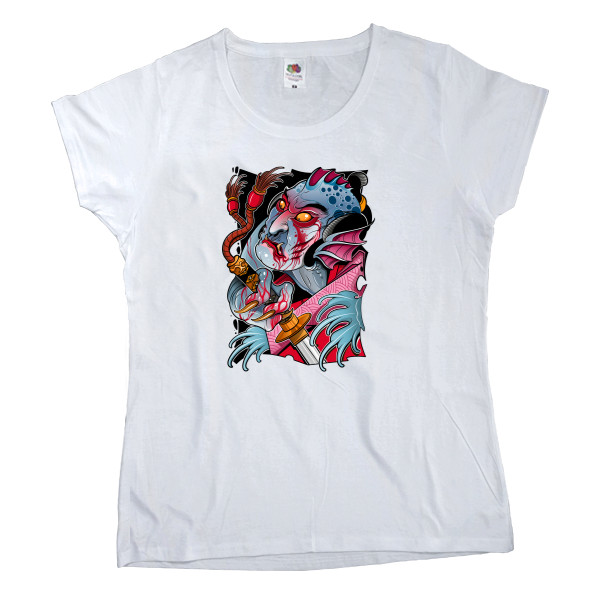 Women's T-shirt Fruit of the loom - Японский морской дьявол - Mfest