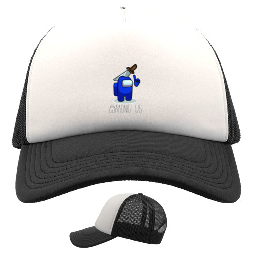 Kids' Trucker Cap - AMONG US - Blue - Mfest