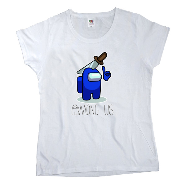 Women's T-shirt Fruit of the loom - AMONG US - Blue - Mfest