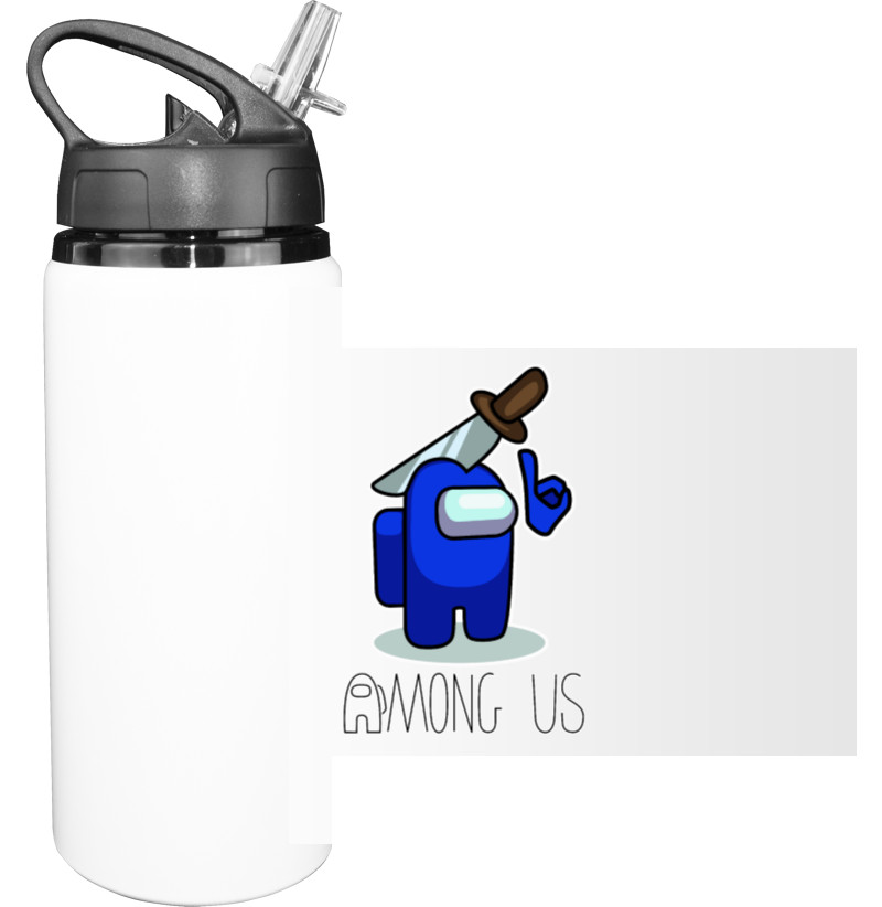 Sport Water Bottle - AMONG US - Blue - Mfest