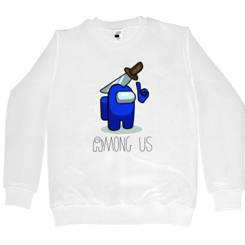 Among Us - Men’s Premium Sweatshirt - AMONG US - Blue - Mfest