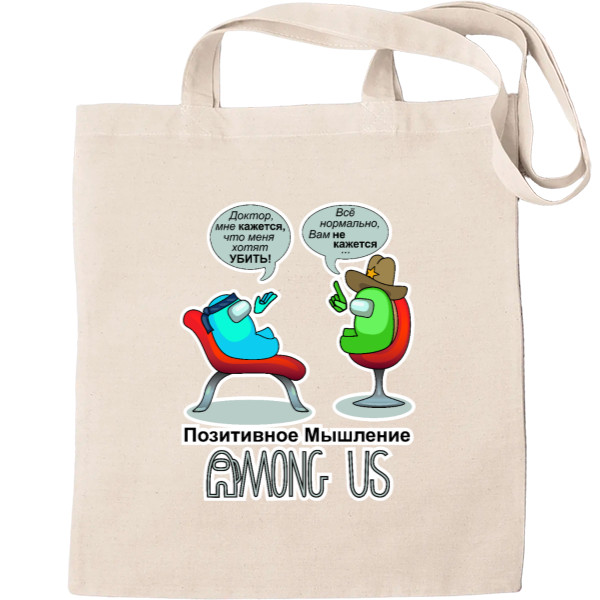 Tote Bag - AMONG US - Positive Thinking - Mfest