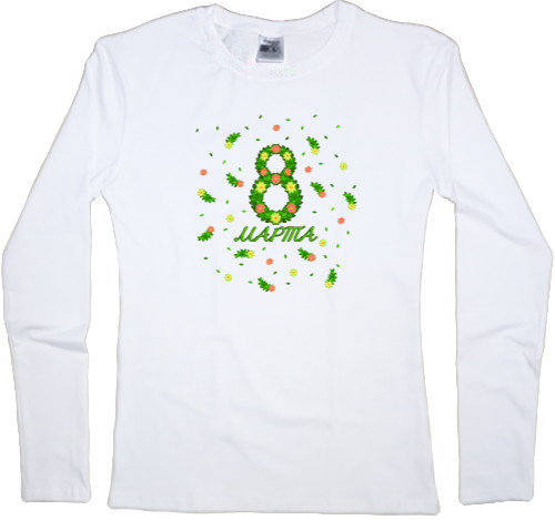 Women's Longsleeve Shirt - March 8 - Mfest