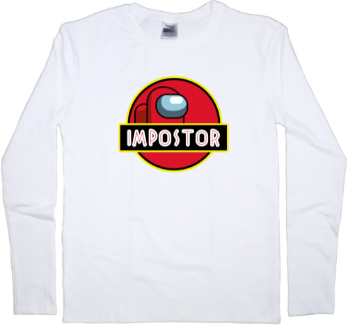 Men's Longsleeve Shirt - Impostor Among As Jurassic - Mfest