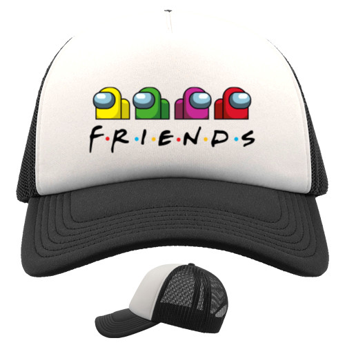 Kids' Trucker Cap - Freinds Among Us - Mfest