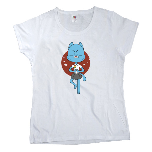 Women's T-shirt Fruit of the loom - NICOL AMAZING WORLD OF GUMBALL - Mfest