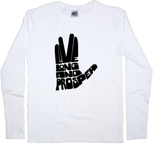 Kids' Longsleeve Shirt - Live Long and Prosper Star Trek - Mfest