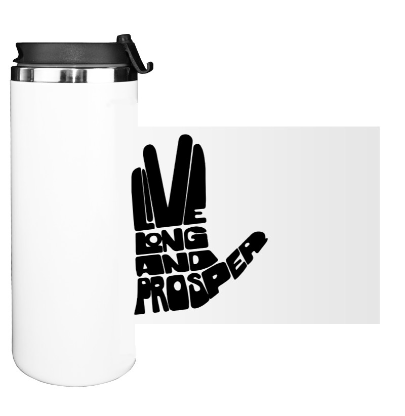 Water Bottle on Tumbler - Live Long and Prosper Star Trek - Mfest