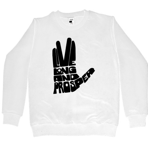 Women's Premium Sweatshirt - Live Long and Prosper Star Trek - Mfest