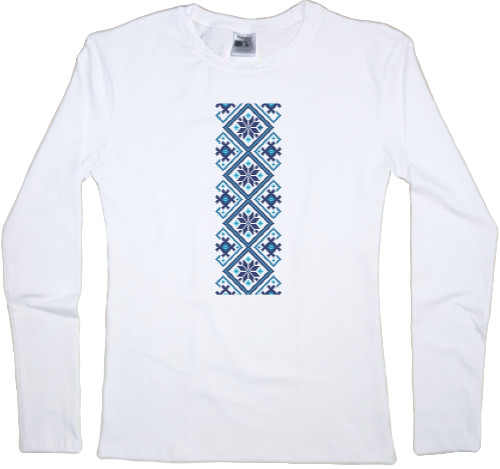 Women's Longsleeve Shirt - Ukrainian embroidery - Mfest