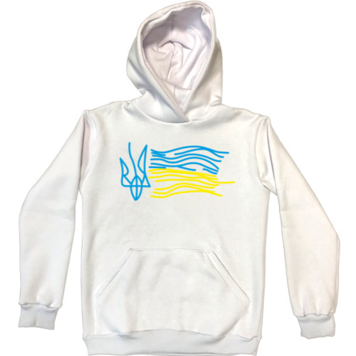 Unisex Hoodie - Trident and ensign of Ukraine creative - Mfest