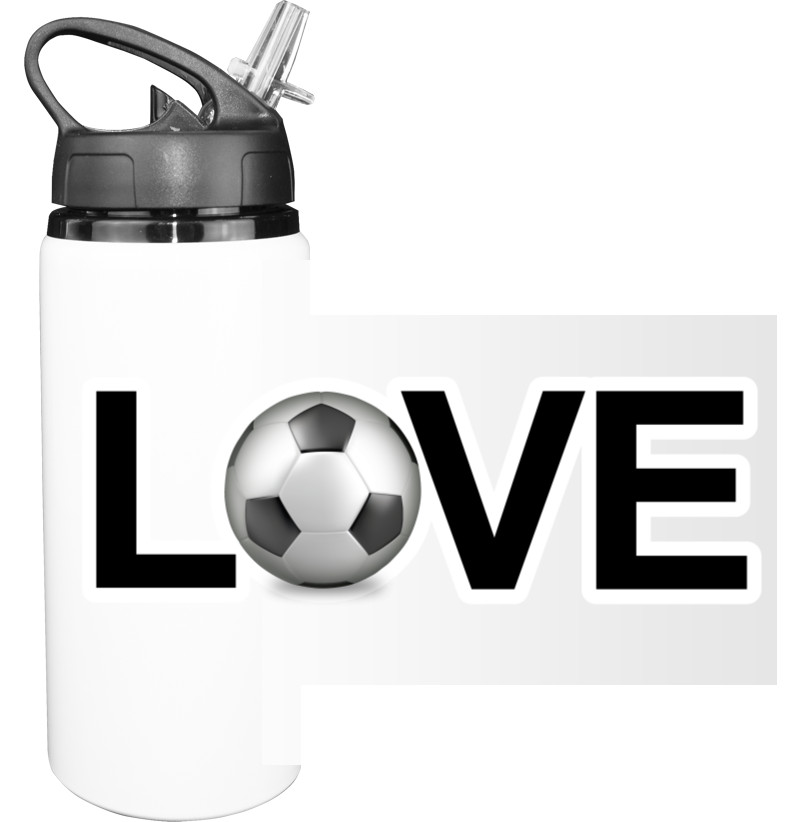 Sport Water Bottle - Люблю футбол - Mfest