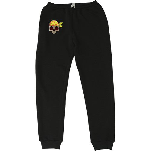 Women's Sweatpants - Череп  бандана в горошек - Mfest