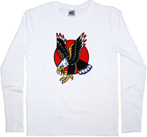 Men's Longsleeve Shirt - eagle tattoo - Mfest