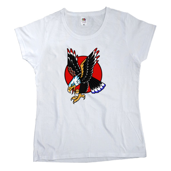 Women's T-shirt Fruit of the loom - eagle tattoo - Mfest