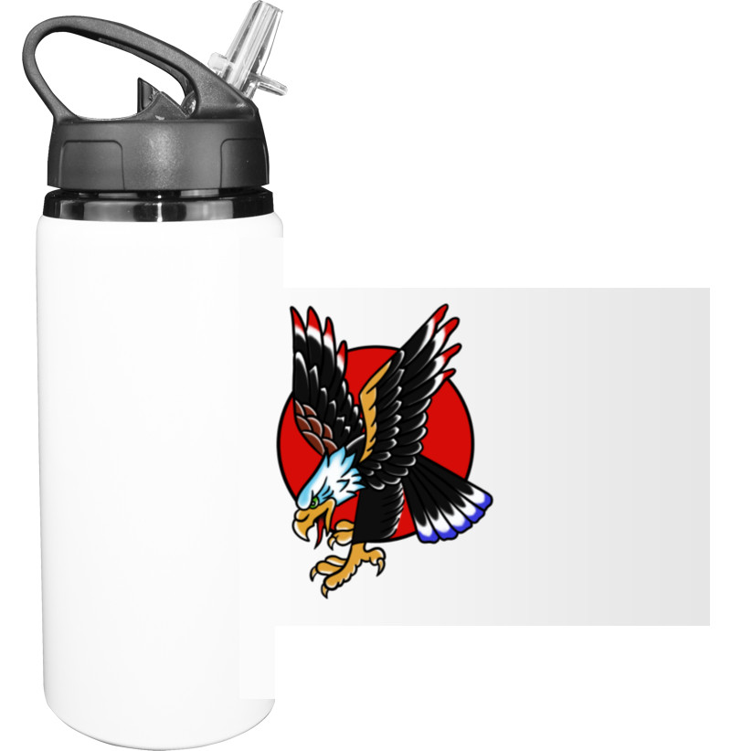 Sport Water Bottle - eagle tattoo - Mfest