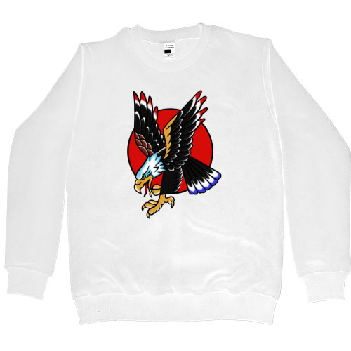 Women's Premium Sweatshirt - eagle tattoo - Mfest