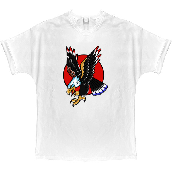 T-shirt Oversize - eagle tattoo - Mfest