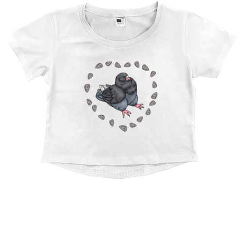 Kids' Premium Cropped T-Shirt - Golub - Mfest