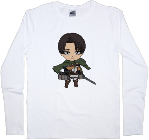 Футболка з Довгим Рукавом Чоловіча - Attack on titan Levi - Mfest